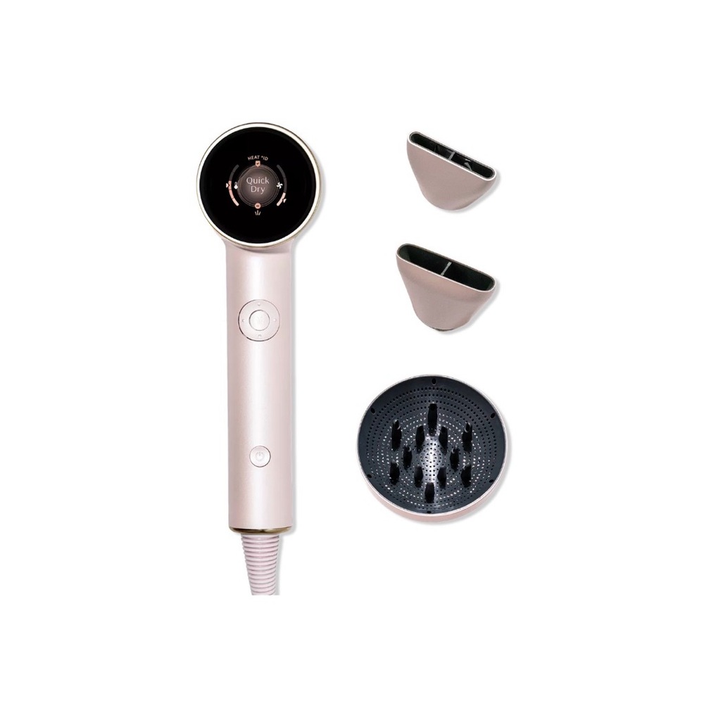 T3 Aire IQ Intelligent Hair Dryer w/Attachments & Stand-Satin Blush NIB/Sealed💗